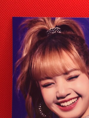 LISA BLACKPINK K-POP Japan photo card Korean Girl Idol very rare 6
