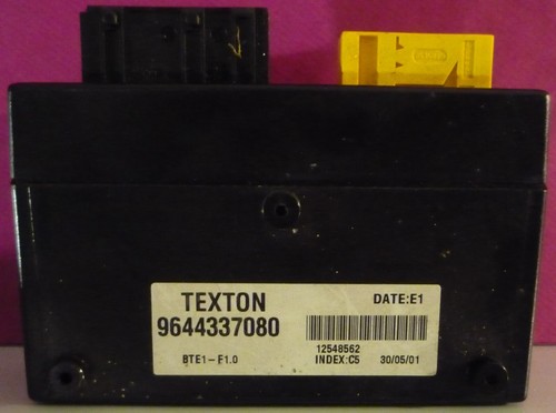 Steuergerät Dach Verdeck Cabrioverdeck Texton 9644337080 Peugeot 206 CC, 8446H1 - Imagen 7 de 7