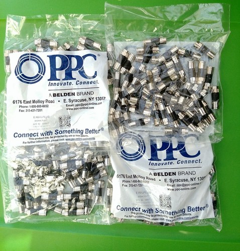 (50X4) PPC EX6XLPLUS RG6 Connettori universali a compressione - 4 SACCHETTI da 50 - Foto 1 di 3