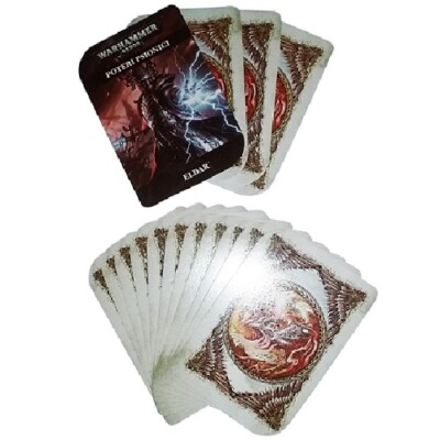Warhammer 40,000 Eldar Psychic Powers Game Cards Games Workshop