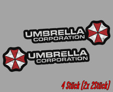 4 pezzi adesivi UMBRELLA CORPORATION adesivi laptop tuning logo emblema Corp