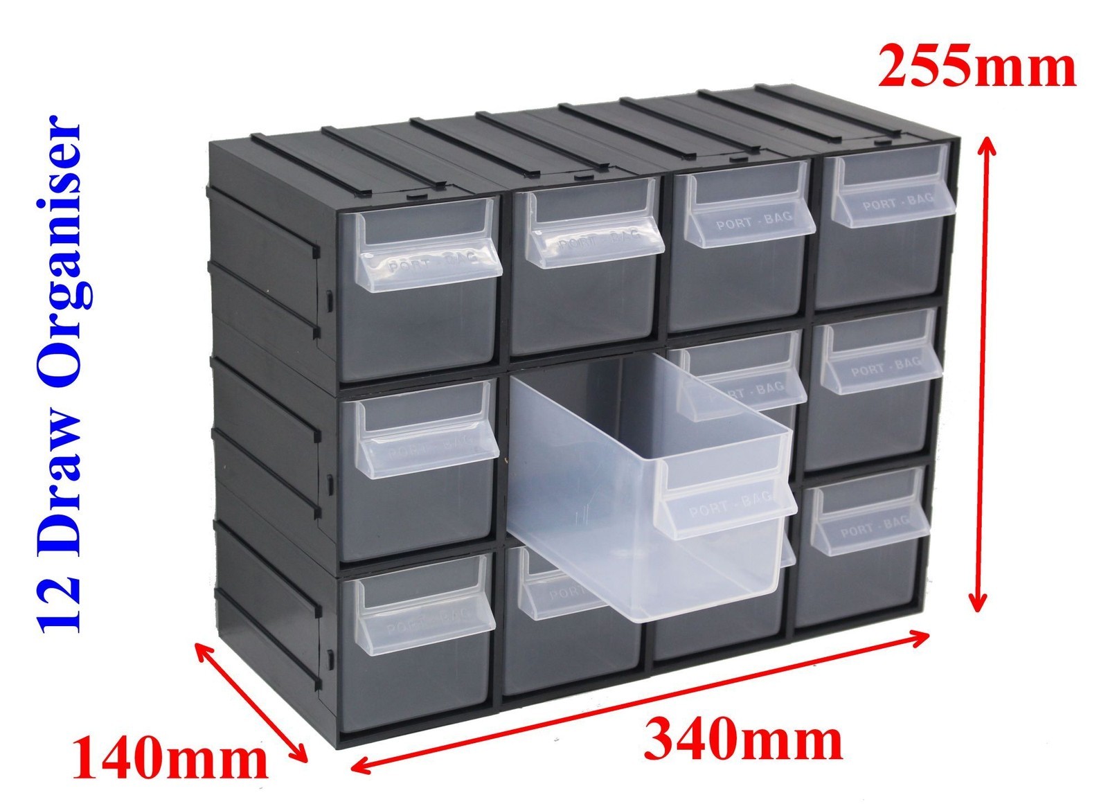 Connectable Part NEW Connectable Parts Storage Units With Visible Plastic Drawer Boxes ...
