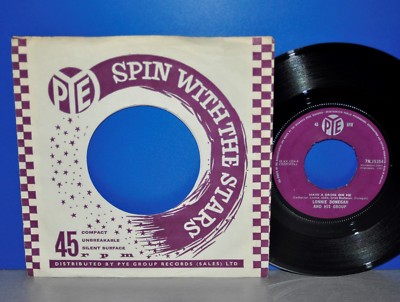 7'' Lonnie Donegan Have a drink on me/Seven Daffodiles Vinyl Single cleaned ORGIN