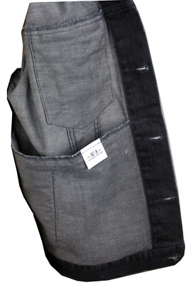 WESTERN-SPEICHER Jeansweste Biker Style - Dunkelblau In Größen S-4XL