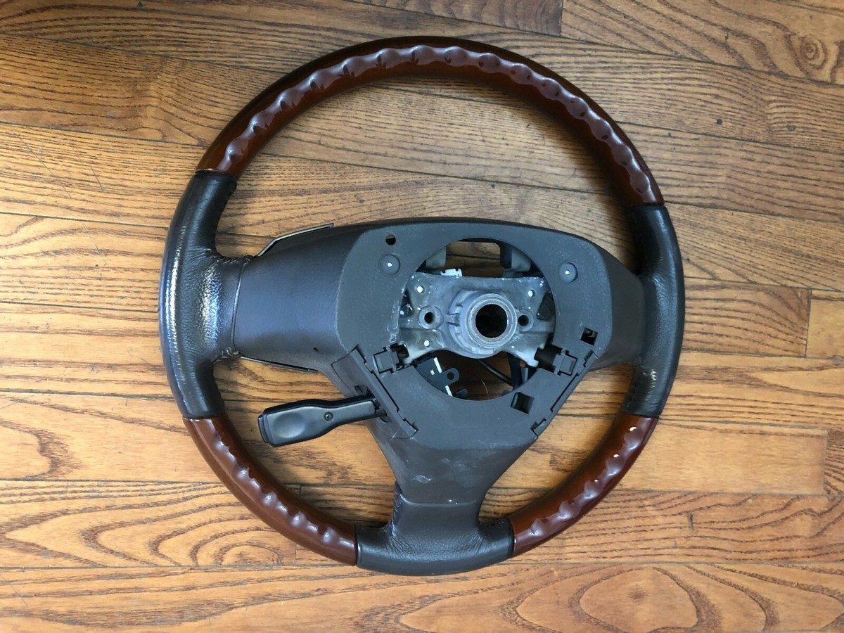 2006 LEXUS GS300 OEM Black Steering Wheel Wood Trim w/Audio