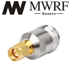 N female jack to SMA male plug RF coaxial adapter; Fast Shipping; US Seller