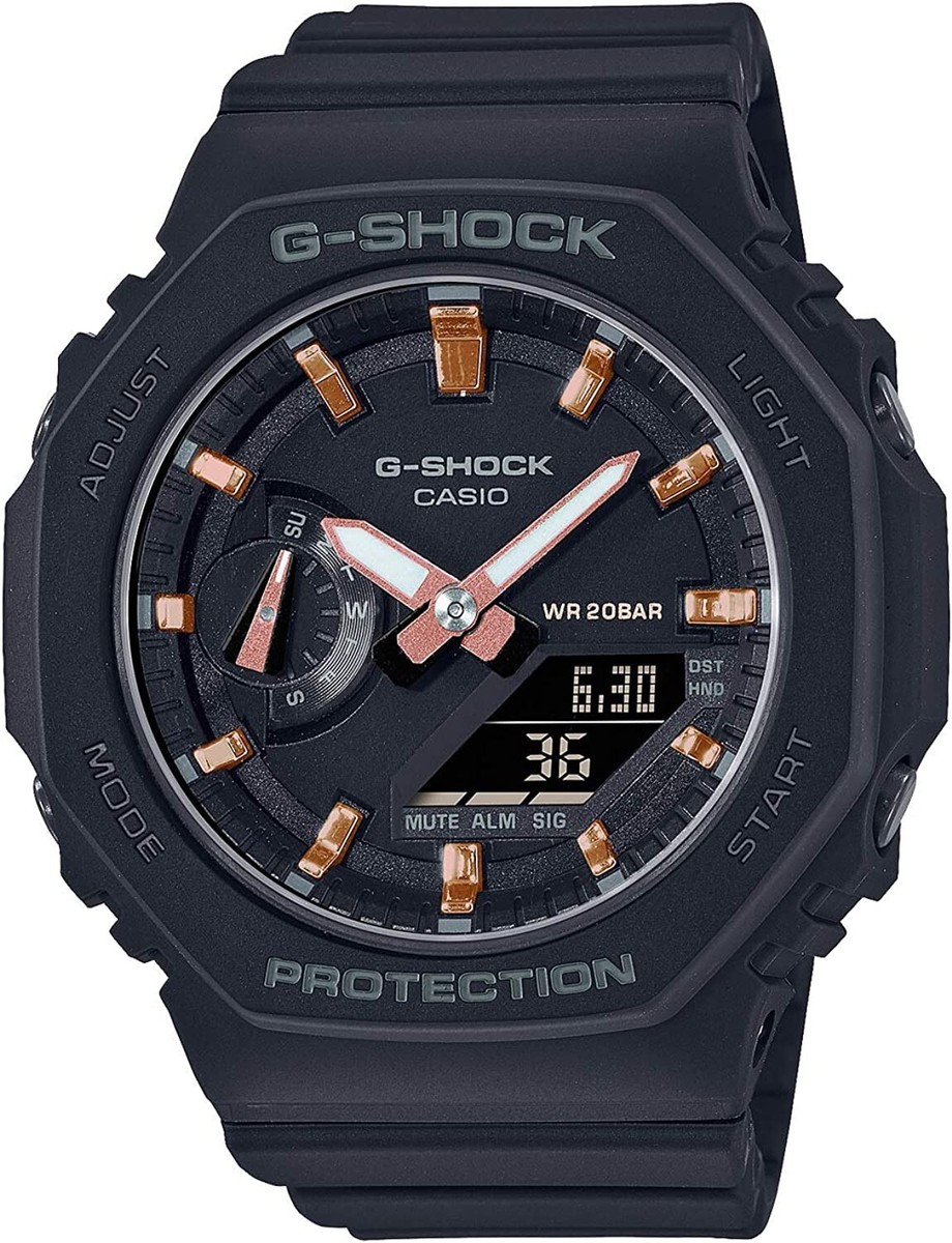 CASIO G-SHOCK GMA-S2100-1AJF Black x Pink Gold Analog CASIO G-SHOCK GMA-S2100-1AJF Black x Pink Gold Analog