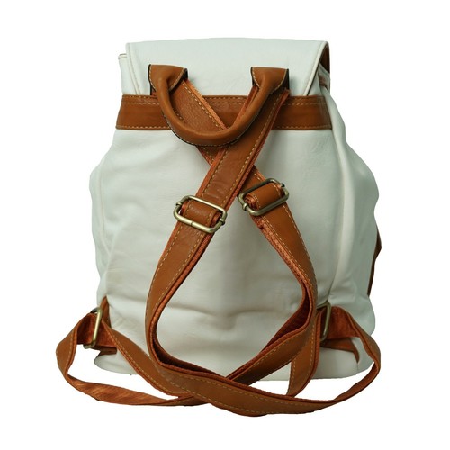 Bolsos de hombro de mochila multibolsillo de diseño de diseño elegante hecho de imitación de cuero - Imagen 10 de 10