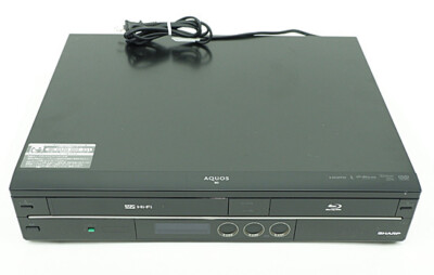 【HDD/BD/VHS】SHARP AQUOS BD-HDV22 SHARP AQUOS BD-HDV22 Blu-Ray HDD 250GB VHS DVD Recorder Used