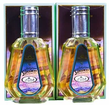 Superman 50ml Deep Woody Floral Oriental Perfume Spray by Al Rehab(PACK OF 2)