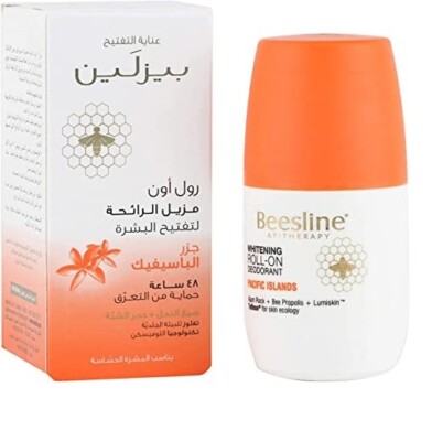 Beesline Whitening Roll On Deodorant Pacific Islands 48h Antiperspirant 50 ml