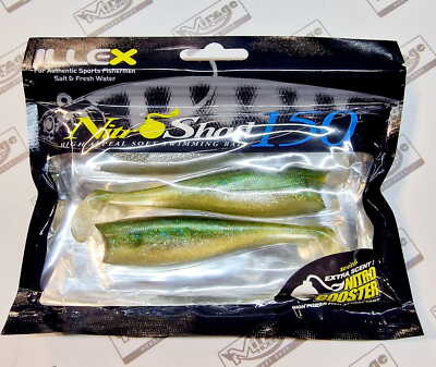 SOFT BAIT ILLEX NITRO SHAD 15cm - GREEN SPRAT (set 3pcs) [79298]