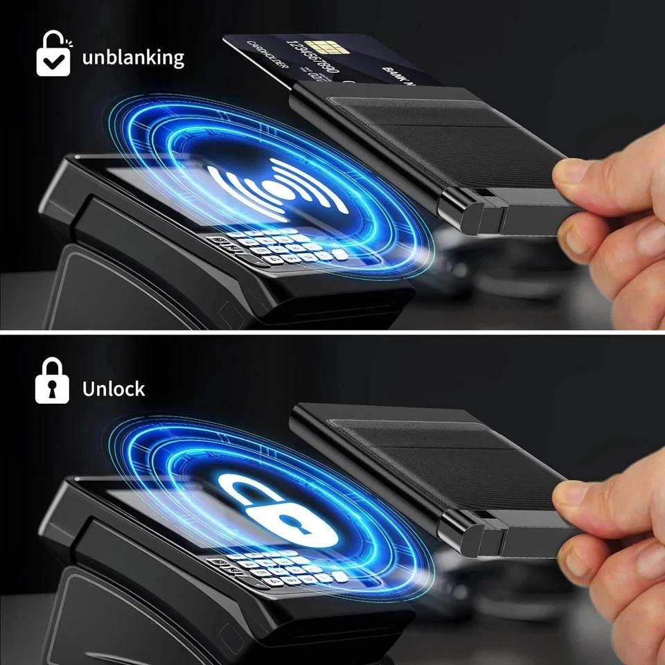 Ekster Style Aluminum Card RFID BLOCKING Wallet - Black - New SEALED USA SELLER - Image 3 of 4