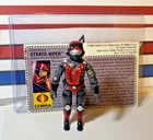 GI Joe Cobra Strato Viper 1986 v1 *NEAR MINT w/Uncut File Card!* Vintage pilot