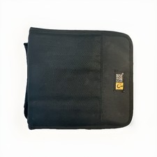 Case Logic 32 CD DVD Storage Binder Zippered Case Holder Media Wallet