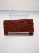 LOUIS VUITTON Multicle 6 Epi BRW Leather BRW Men's