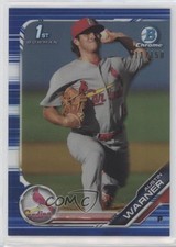 2019 Bowman Chrome Prospects Blue Refractor 11/150 Austin Warner #BCP-177 y0i