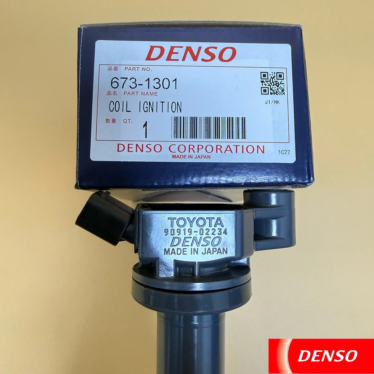 6x DENSO Ignition Coil 90919-02234 673-1301 For 1999-2010 Toyota Lexus 3.0L 3.3L