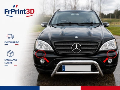 Lot 2 Caches Lave-Phare - MERCEDES ML W163 (1997-2005) - Noir - Photo 1/4
