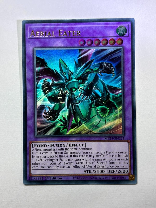 Aerial Eater MP25-EN234Ultra Rare 1st Edition YuGiOh Card NM