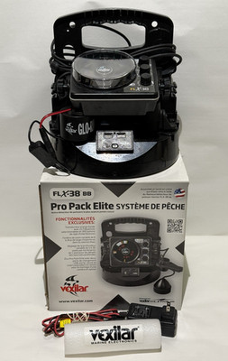 Vexilar FLX-38 BB Pro Pack Elite Ice Fish Finder Flasher w/ Lithium Battery