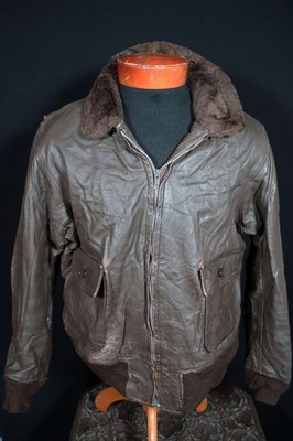 Vintage Men's 1970's-1980's G-1 Leather Jacket Size Medium