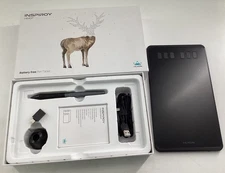 Huion H640P Digital Drawing Tablet and Battery Stylus Pen