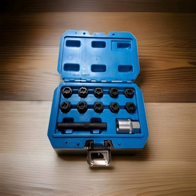 Wheel Lock Lug Nut Key Socket Set Remover Anti-Theft Tool Kit for Mercedes Benz