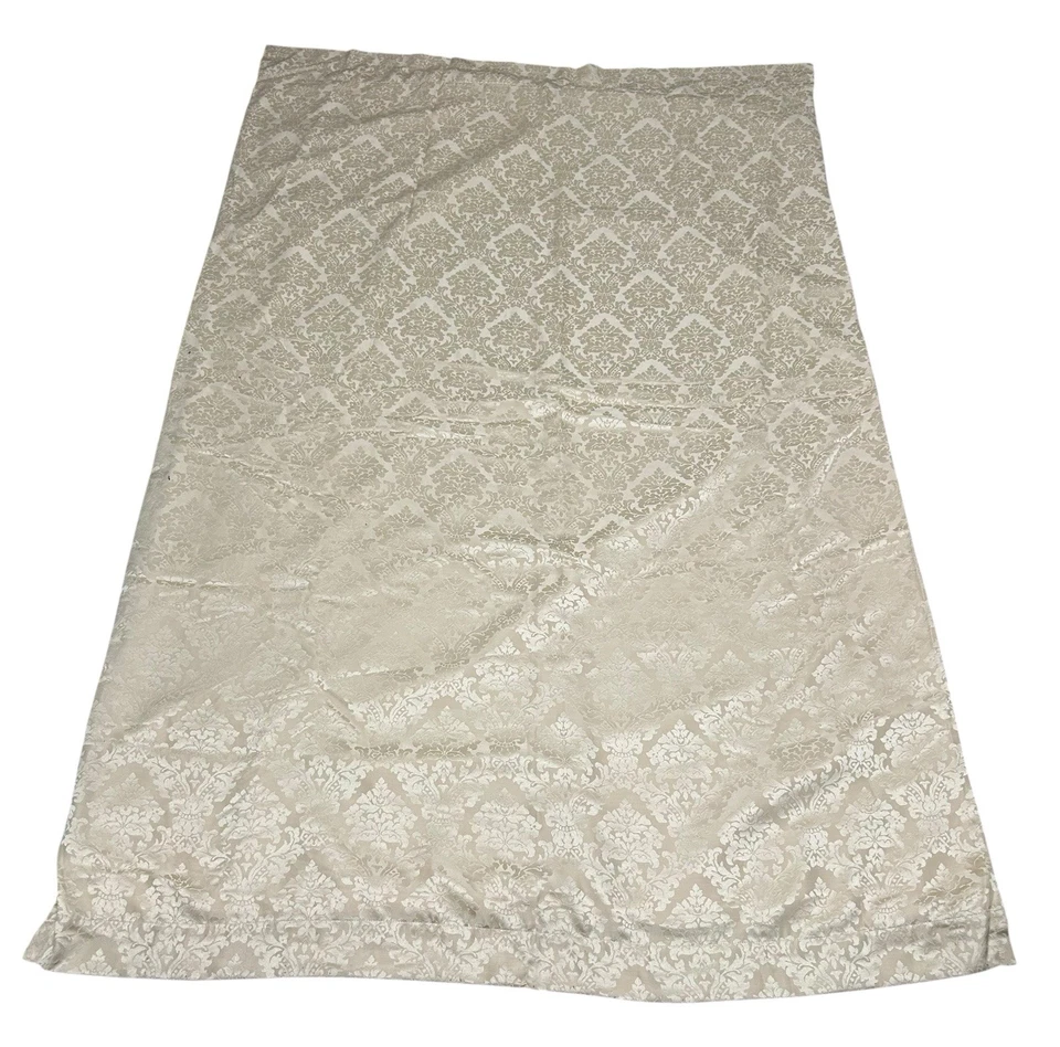 Chaps Cortinas Paneles Dorado Estampado Floral 54 pulgadas x 84 pulgadas Largo Colgante Lote De 2 Lujo Foto 2 de 4