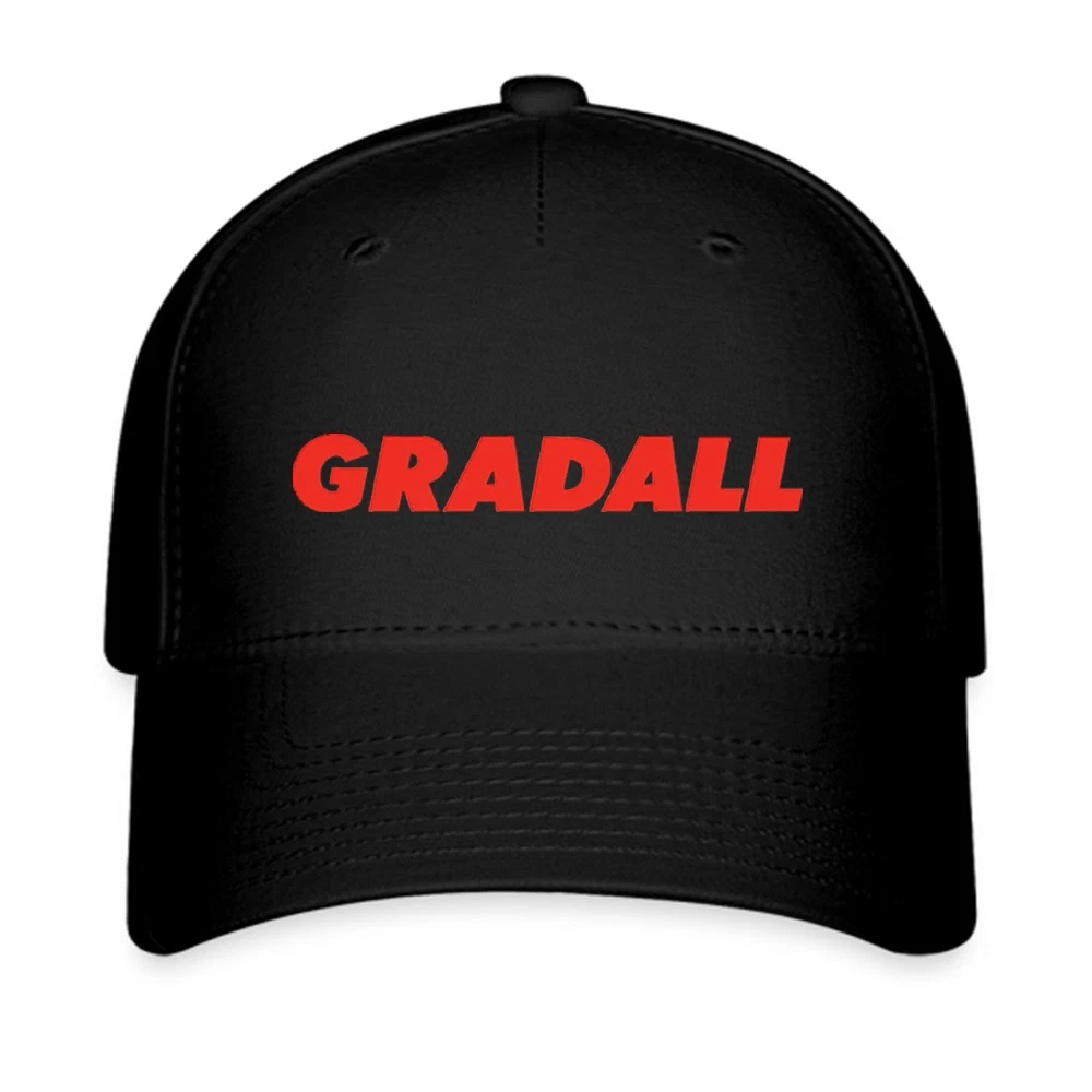 Gradall Tractor Black Hat Twill Cap Baseball Cap