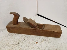 Antique Wood Block Plane Ohio Tool Co  Farmhouse Country Decor Carpenter Tools