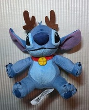 Just Play Disney Small 6 in Plush Reindeer Stitch 2024 Holiday Edition