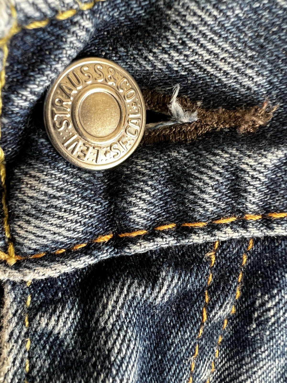 Levi's Jeans Men's 30x34 505 Straight Leg Blue Cotton Denim thumbnail 5