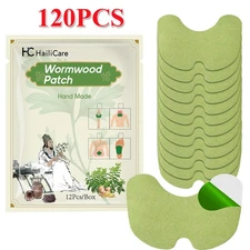 120pcs Herbal Knee Patch Wormwood Plaster for Knee Support & Muscle Pain Relief