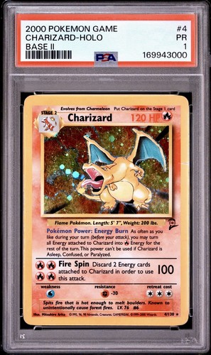 Charizard graded PSA 1 for sale on eBay