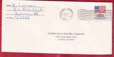 1976 cover W Lierman Jerome Idaho to Tucson Gas & Electric AZ