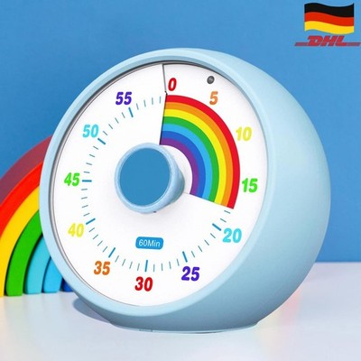 60 Minuten Visueller Timer für Kinder, Klassenzimmer, Lernen, Lehrer, Schule,NEU