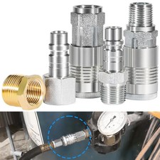S-224 1/2" NPT G-Style Coupler Plug and Air Hose Reducer Bushing Kit 250&deg;F, 5PCS