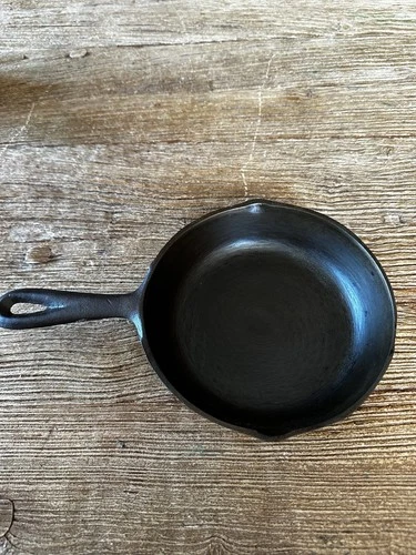 Vintage BSR Cast Iron Skillet No 3 6 5/8” Small Fry Pan USA