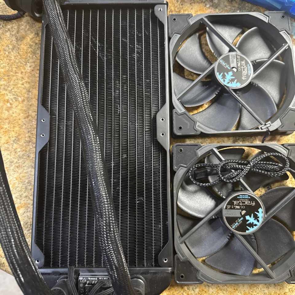 Fractal Design Celsius+ S28 Dynamic X2 PWM Black 280mm Silent Performance Slim R - Image 2 of 4