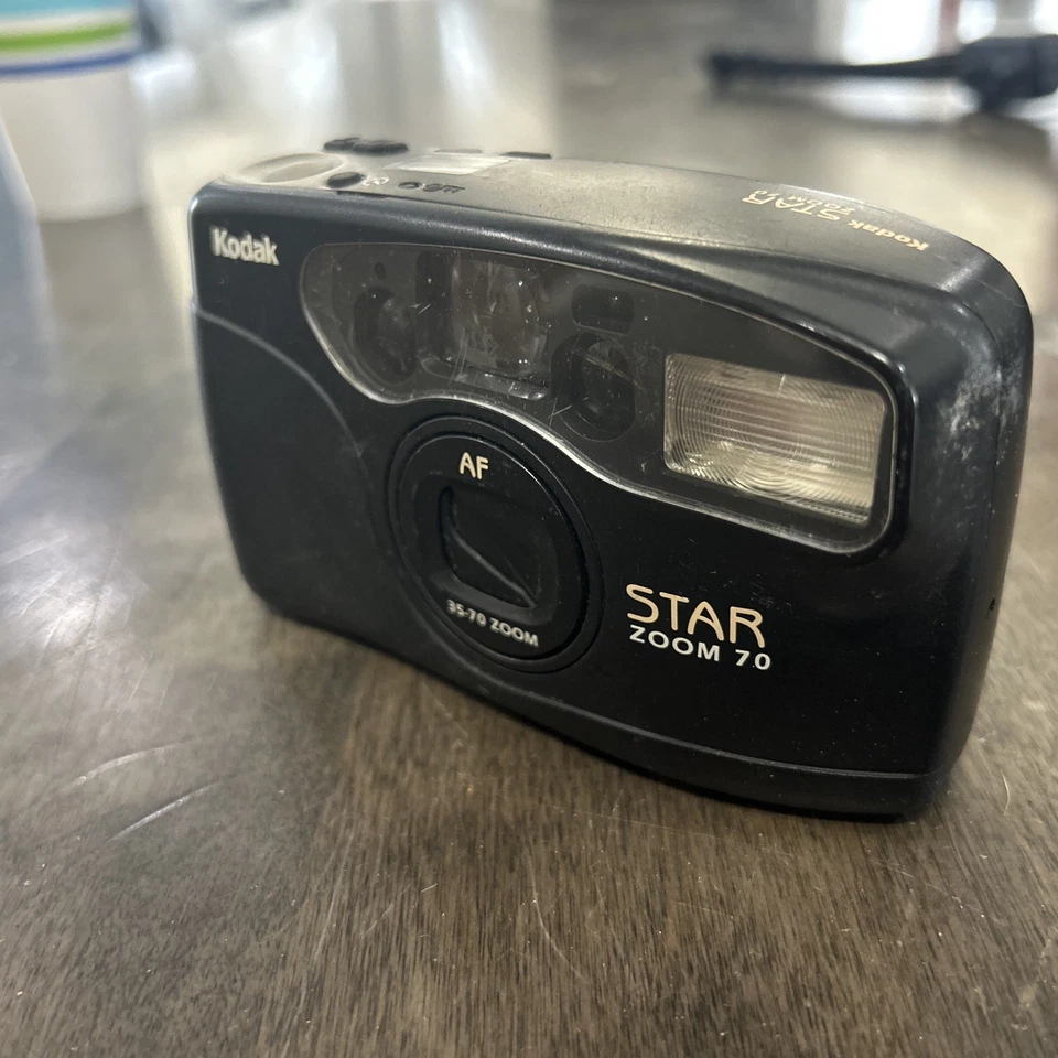 Kodak Star Zoom 70 Point And Shoot 35mm Film Camera tested, and working! ￼ - Image 2 of 4