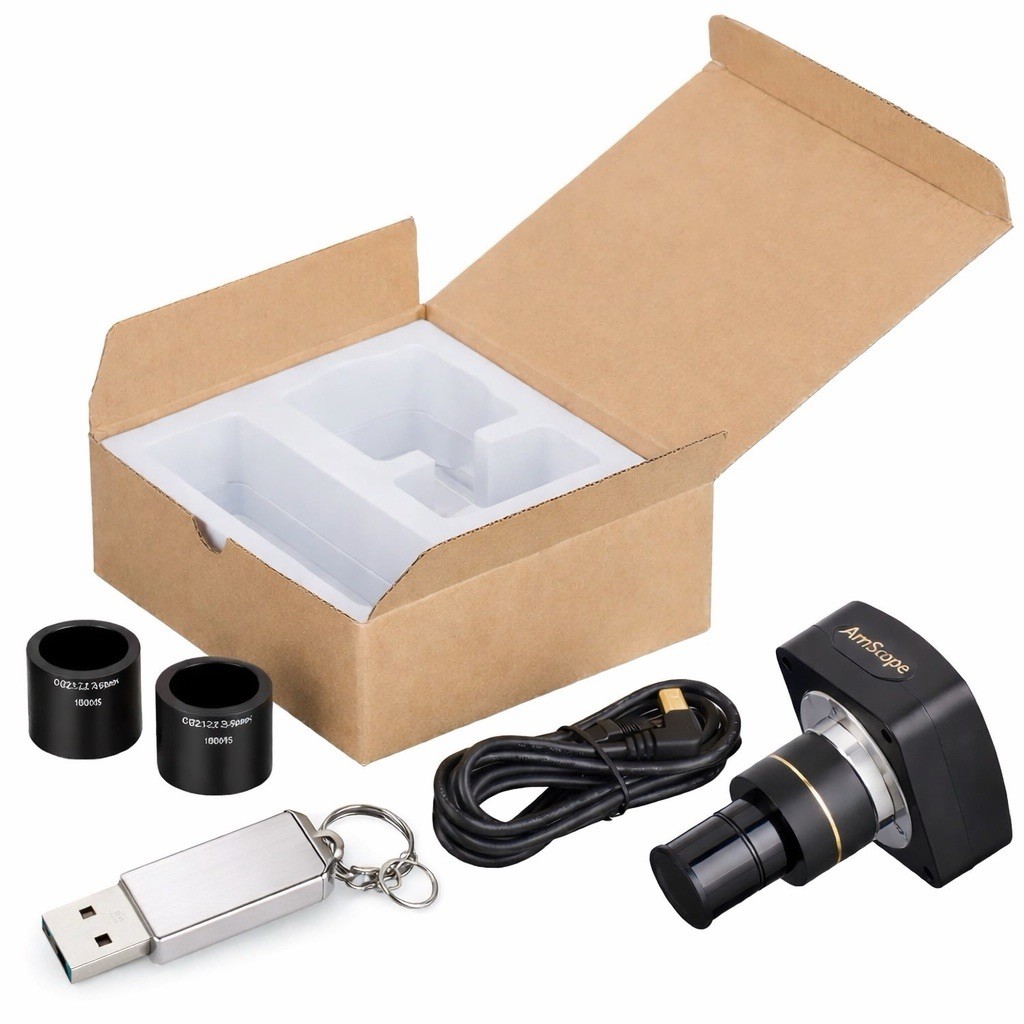 AmScope MU1000 10MP Digital Microscope Camera USB 2.0 C-Moun
