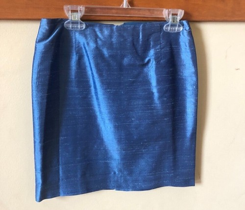 Custom Blue Girls Pageant Formal Interview Suit (Jacket and Skirt) Size 8-10 - Picture 9 of 12