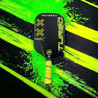 POTENZA  TURBO+  Pro Pickleball Paddle (3K Carbon Fiber, 16mm COREx2)