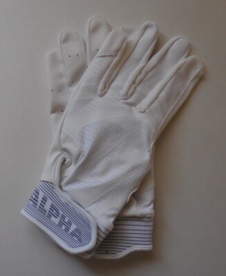 Nike Alpha Huarache Edge Batting Gloves Adult Unisex White/White