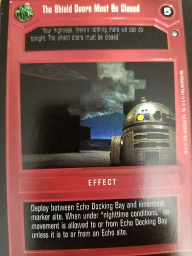 Star Wars CCG Hoth BB Limited BASIC SINGLES Select Choose NrMint-MINT SWCCG - Picture 115 of 132