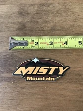 Misty Mountain Sticker/Decal Climbing Outdoor Hiking Backpacking Approx 4”