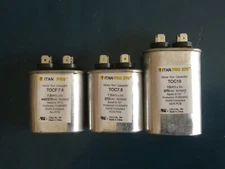 Titan Pro Motor Run Capacitors 7.5MFD 440/370 V,  7.5MFD 370V, and 15MFD 370V