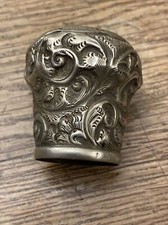Knauf eines Stockes, Antik, Silber, orientalisch?