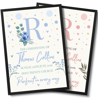 GRAVURZEILE Drop Candle Tree Of Life With Name, Date And Christening - High Quality Block Light 250/80mm Brilliant Printed - Personalised Christening